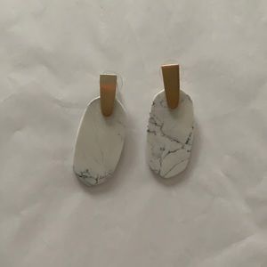 Kendra Scott Gold & Marble Earrings